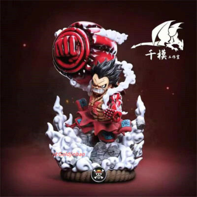 One Piece Monkey D Luffy Statue Gear Fourth Figure Painted QM Studio