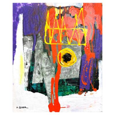 Moshe Leider, Original Painting on Canvas, Hand Signed