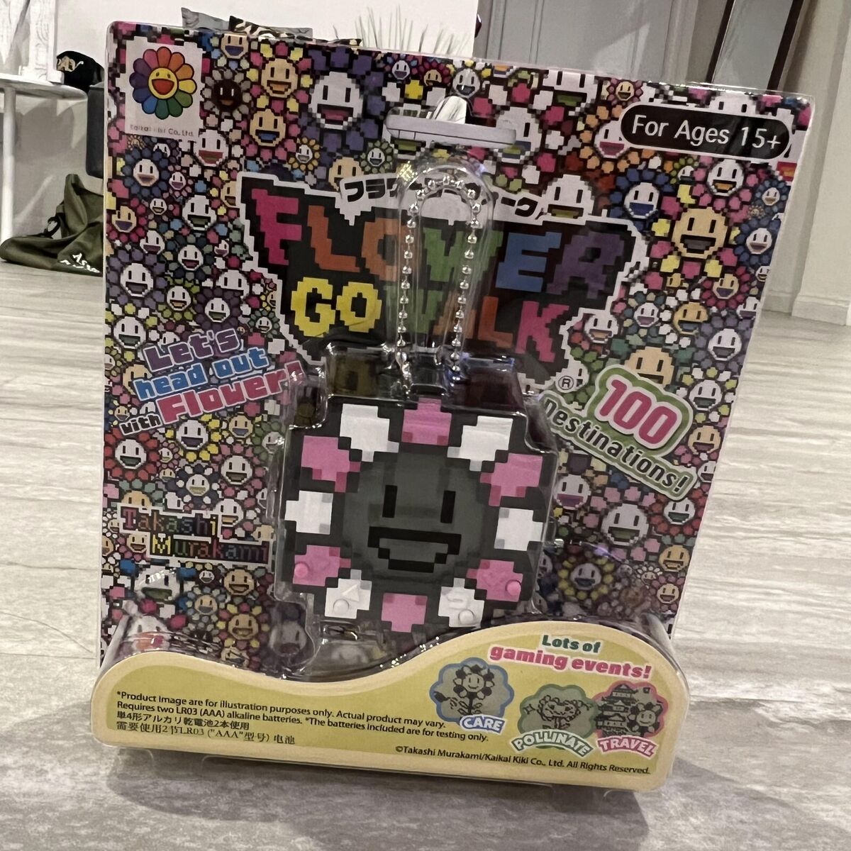 Takashi Murakami Flower Go Walk Tamagotchi Pink & White For Takashi Murakami Flower Go Walk Tamagotchi Pink & White For
