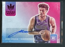 /75 Josh Green Ruby Red Fresh Paint Rookie Auto 2020 Panini Court Kings #FP-JGR