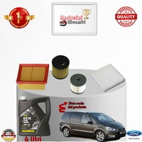Inspektionskit Filter + ÖL ford Galaxy II 2.0 Tdci 120KW 163CV Von 2010->