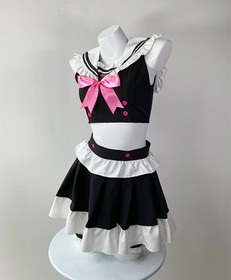 Cute Maid Uniform Girl Women Sexy Lingerie Sailor Cosplay Costume Roleplay Dress