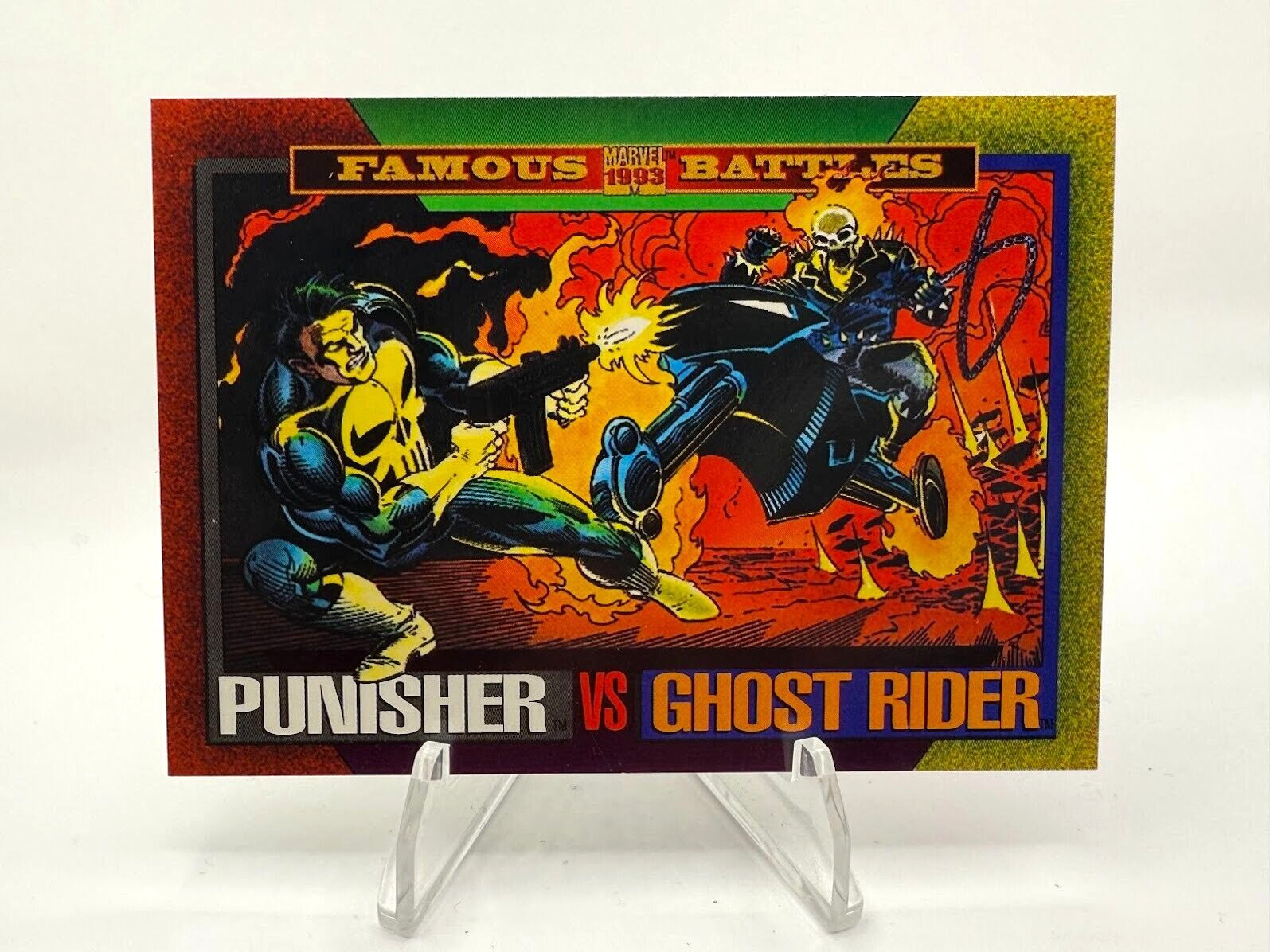 1993 Skybox Marvel Universe Series 4 - #176 Punisher Vs Ghost Rider