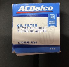 OEM Genuine PF64 ACDelco Engine Oil Filter 12706595