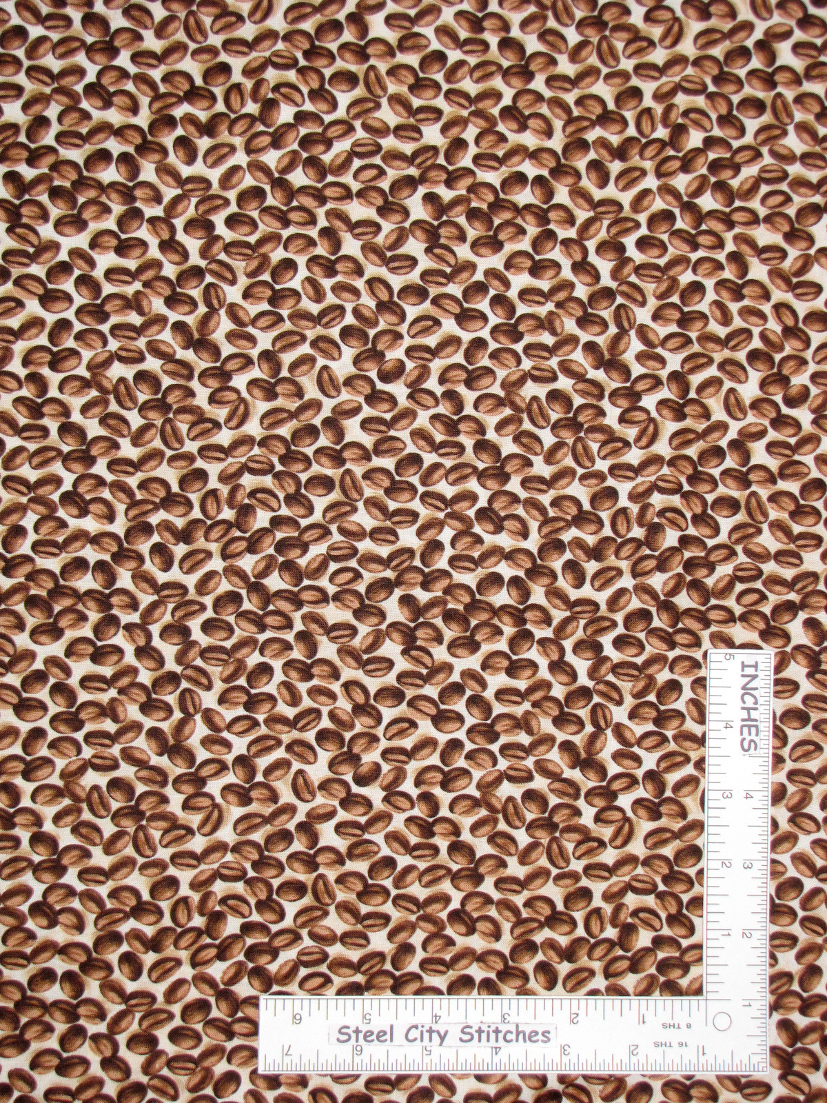 Coffee Java Roast Bean Toss Cream Timeless Treasures Janelle C5734 By The Yard