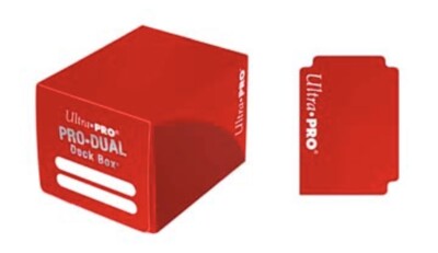 Ultra Pro Pro Deck Box Pro-Dual Deck Box - Red (120) SW | eBay