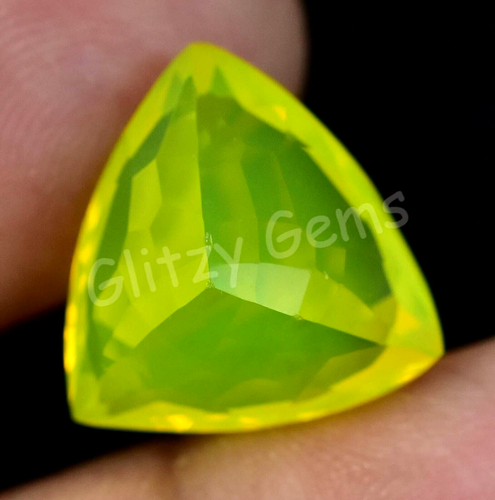 Natürlicher neongelber Opal 13,00 Ct zertifiziert unbehandelt seltener loser Edelstein - Bild 5 von 5