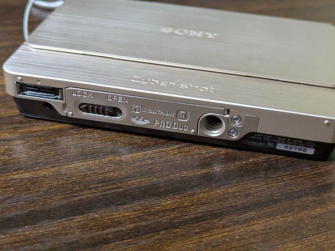 SONY Cyber-shot DSC-T700 Gold 10.1MP Compact Digital Camera From