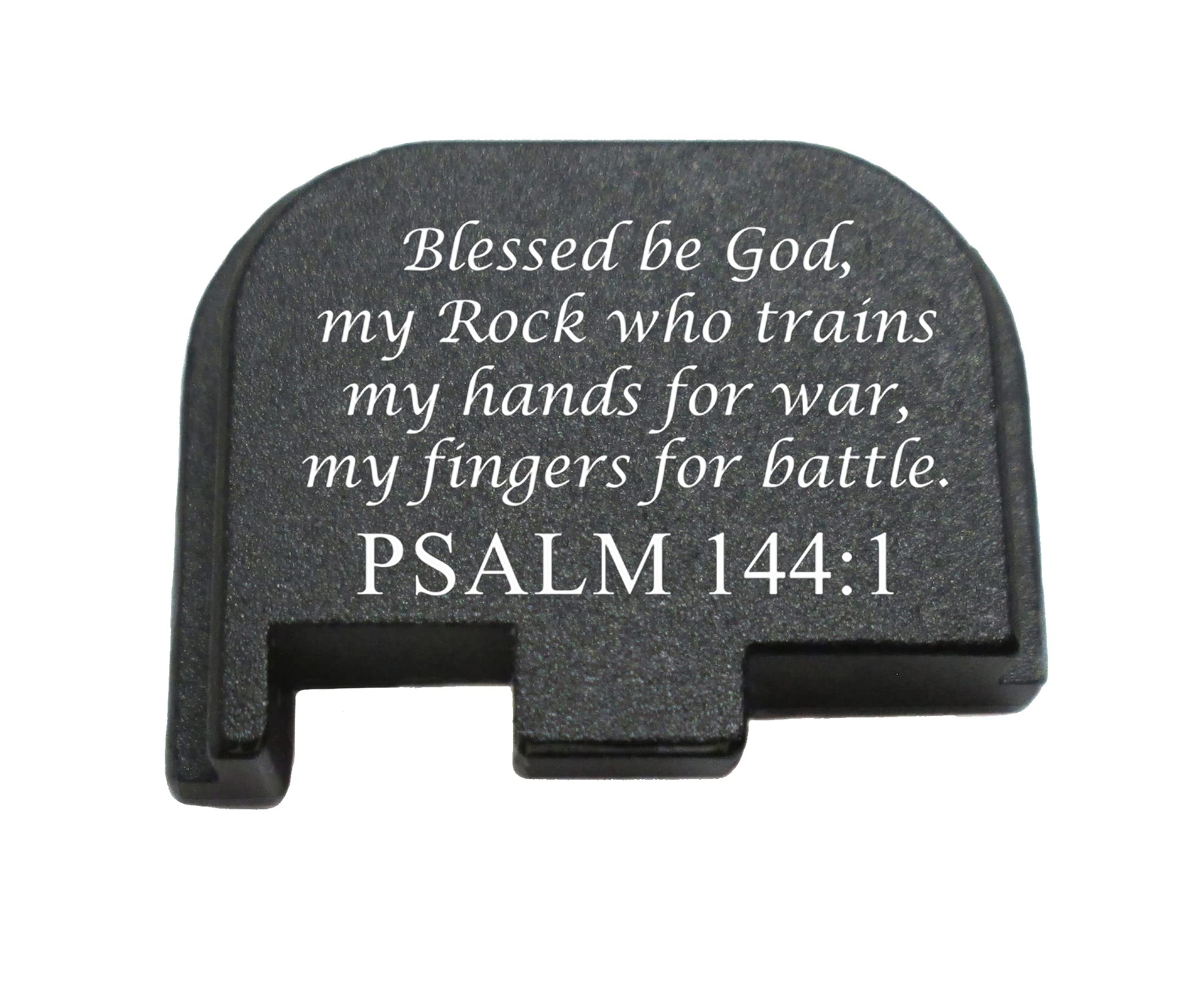 Laser Engraved Butt Plate, Rear Slide Cover Back Plate for Glock G43, G43X, a...