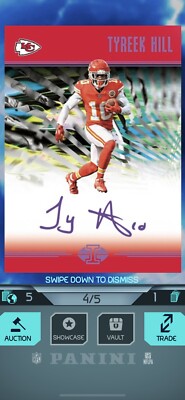 *DIGITAL CARD* Tyreek Hill SSP 4/5 Illusions Auto