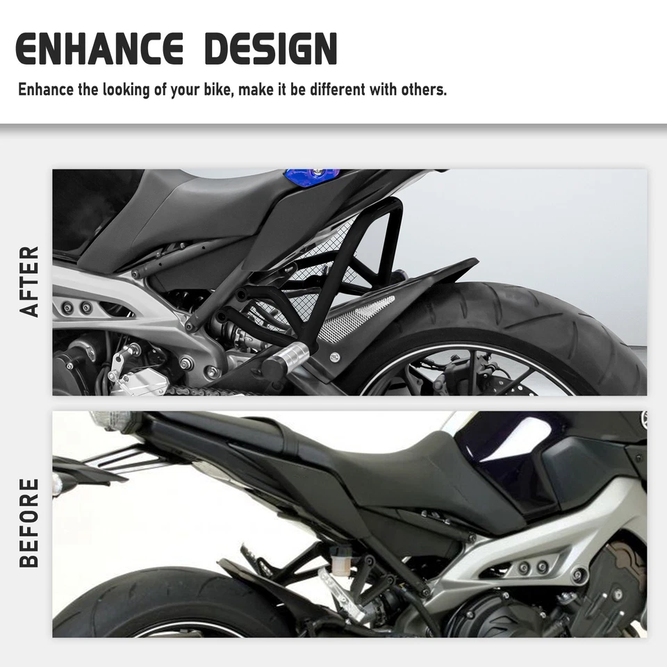 Wolfline Moto Engine Guards Frame Bumper Crash Bars For Yamaha MT FZ09 Tracer900 - Imagem 2 de 4