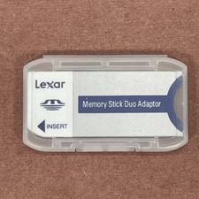 Lexar Memory Stick Duo Adaptor MSDAD for Standard Memory Stick slots with case