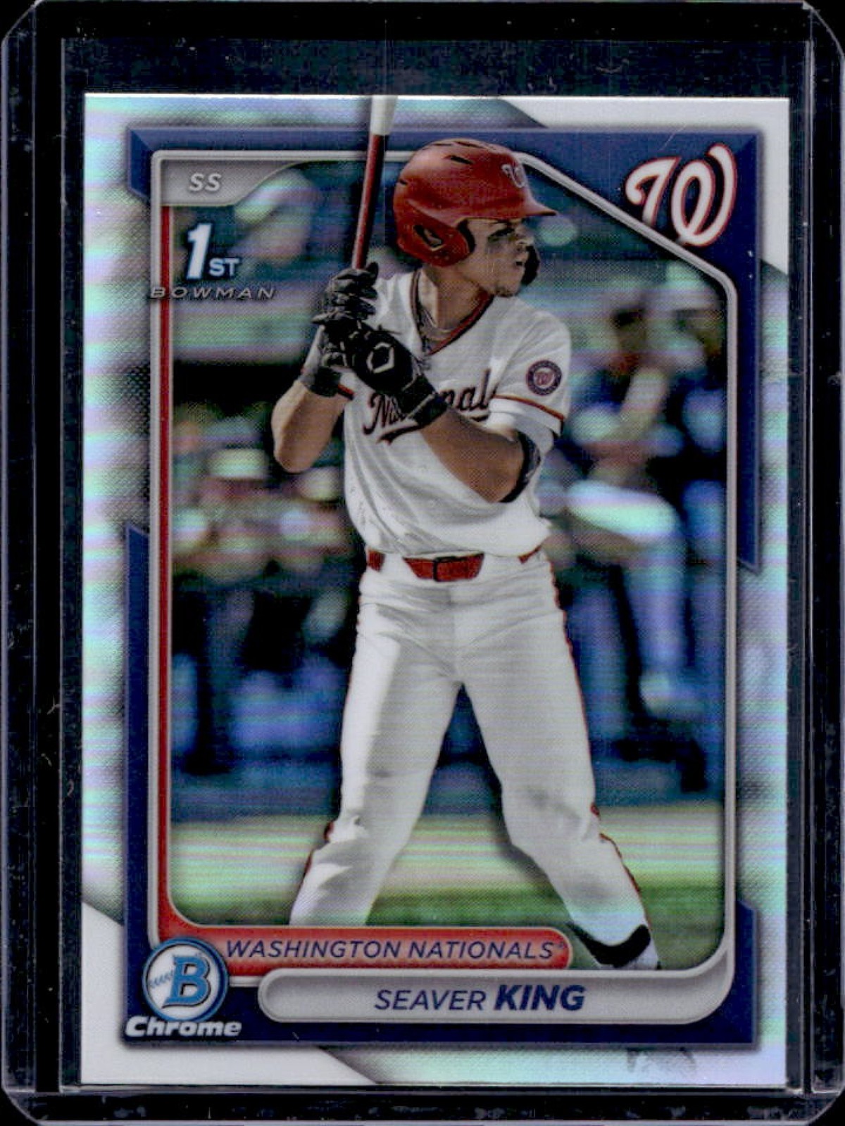 2024 Bowman Draft Seaver King Chrome Refractor 1st Prospect #BDC-62 Nationals