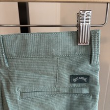 Billabong Crossfire Submersible Hybrid Shorts Boys 6/L Green Stripe NWT NOTE