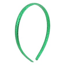 Green Metallic Headband Cute Sparkly Glitter Head Bands Thin Sequin Head Band...