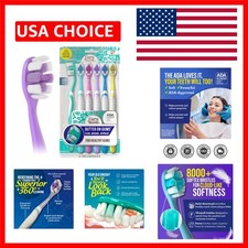 Gentle Care Toothbrush for Sensitive Gums, ADA Approved, 8000 Soft Bristles