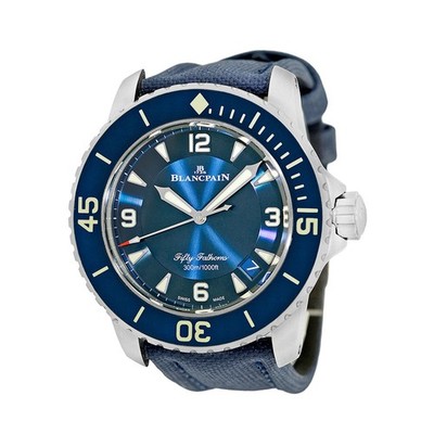 BLANCPAIN Titanium 45mm Fifty Fathoms Diver 5015-12B40-052A Box Warranty 2022