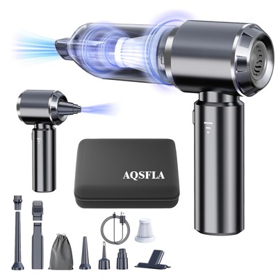 Car Vacuum Portable Cordless 21000PA High Power Mini Vacuum Cleaner 4-in-1 Co...