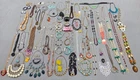 HUGE 100 VINTAGE TO NOW ESTATE SALE COSTUME JEWELRY LOT COLLECTED OVER YEARS #11