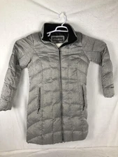 Eddie Bauer Jacket Womens Medium Down Insulated Winter Parka Faux Fur Hood