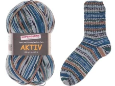 Supergarne Aktiv Sock yarn 4Him 4-ply superwash 100g/459yd #411-30