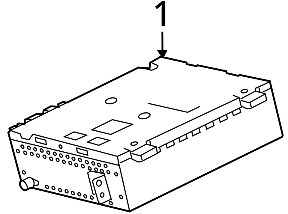 Receptor de radio reproductor de CD Jaguar Xe Am Fm 2018-2018 QWDSH Foto 4 de 4