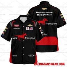 Kyle Busch Nascar Racing 2023 Uniform Apparel Clothes Hawaiian Shirts