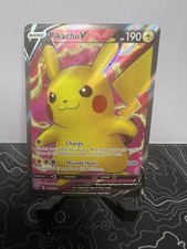 Pikachu V - 170/185 - Pokemon Vivid Voltage Sword & Shield Full Art NM on eBay