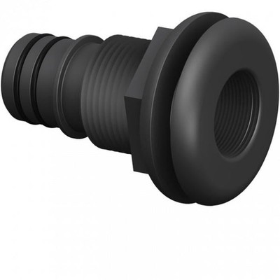 Flow-Rite Controls 1-1/8'' Thru-Hull Straight Thread #MA-043-QLB