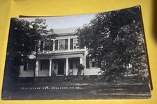 Speakers New York GEO. LASHER RESIDENCE Real Photo Postcard UNUSED