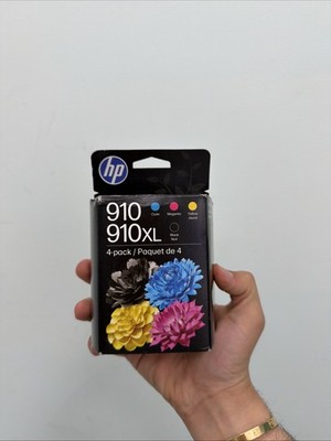 HP 3JB41AN 910 CMY & 910XL Black Ink Cartridge 4-Pack High Yield Exp 01/28