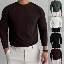 Men Athletic Top Men Gym T-shirt Breathable Fitness Top Breathable Slim Fit