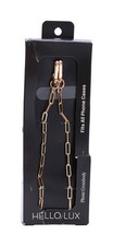 Hello Lux Phone Crossbody Strap - Gold Paper Clip Chain
