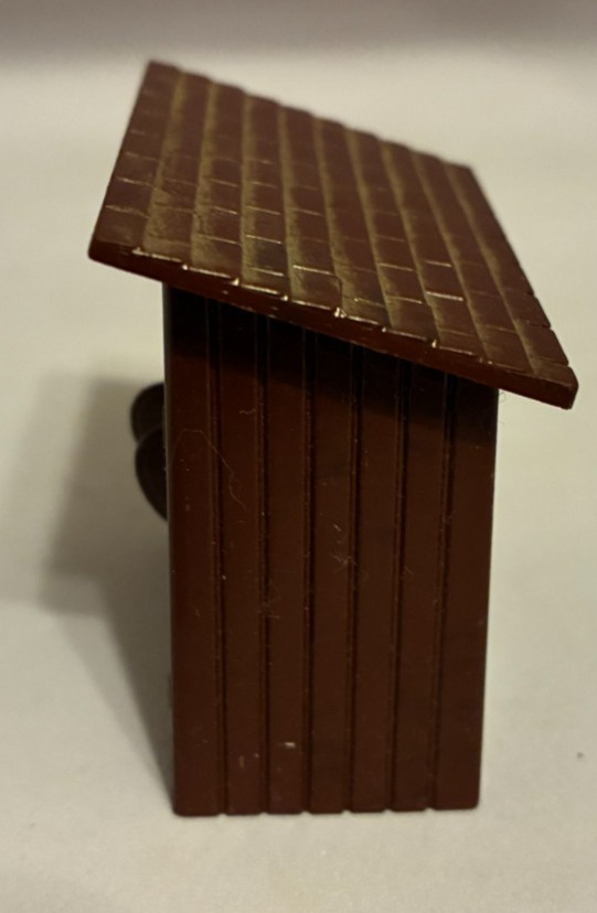 Vintage Bachmann Plasticville Outhouse His & Hers O-S Scale Train Set Scenery