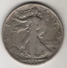 1943-S WALKING LIBERTY HALF-DOLLAR .50¢ SAN FRANCISCO 90% SILVER COIN US MINT