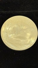 Singapore 10 Dollars 1975 Coin 10th Anniversary Commemorative 1965-1975