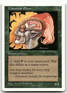 Llanowar Elves - Fifth Edition #313 - Common