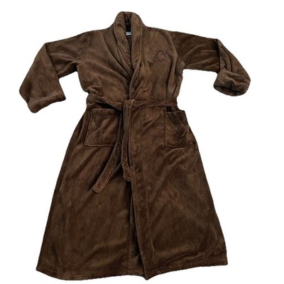 Restoration Hardware Robe Large Unisex Chocolate Brown Monogram