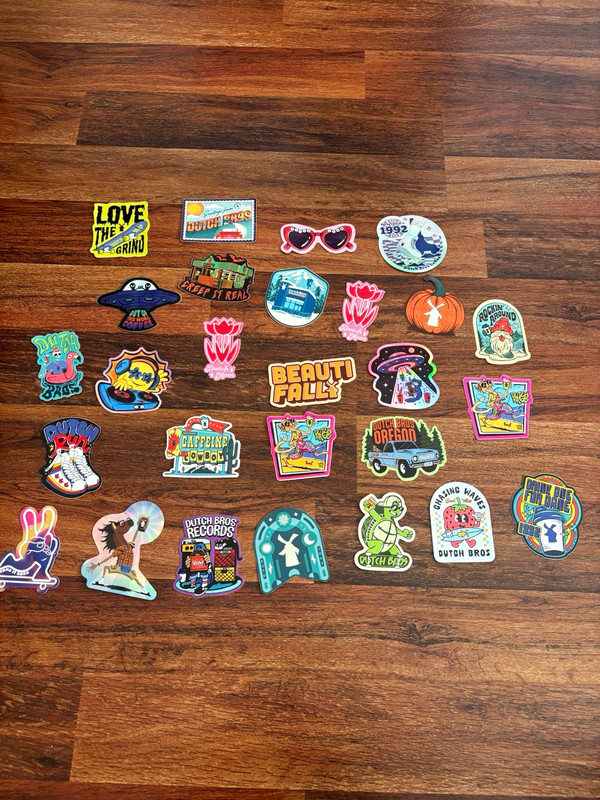 27 Dutch Bros stickers all new 2022-2026