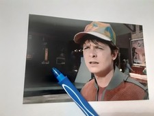 BACK TO THE FUTURE MOVIES, MICHAEL J. FOX AS MARTY McFLY, 4X6 GLOSSY COLOR PHOTO