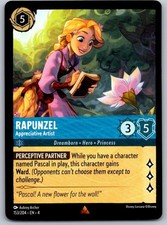 Rapunzel - Appreciative Artist 153/204 Rare Ursula's Return Lorcana Near Mint