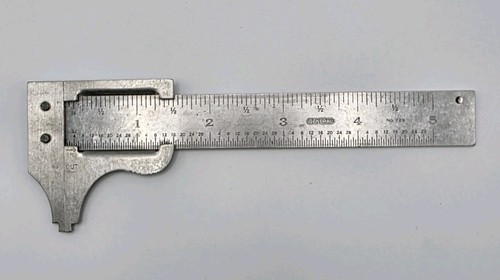 VINTAGE #729 GENERAL METAL CALIPER MEASURING TOOL