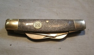 Owl Head 4 Blade Pocket Knife Munich Germany