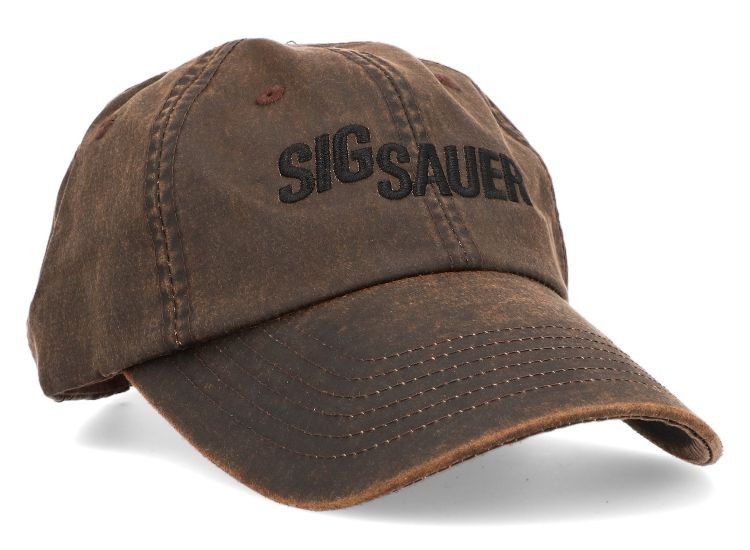 SIG SAUER TACTICAL Waxed Oil Cloth Adjustable Cap - Brown - NEW LIMITED ISSUE