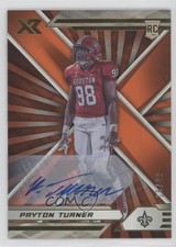 2021 Panini XR Rookies Orange Auto 15/49 Payton Turner #124 Auto 11g7