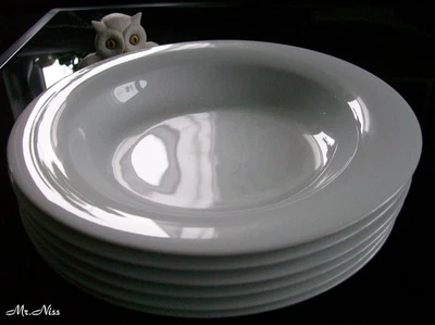 Rosenthal YONO NOVO Weiss 6 x Suppenteller 24 cm ***1 A Neuware*** - Bild 1 von 3