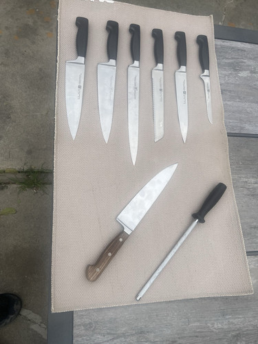 Lot Of 8 Zwilling J A Heckles Knives- Germany & Spain
