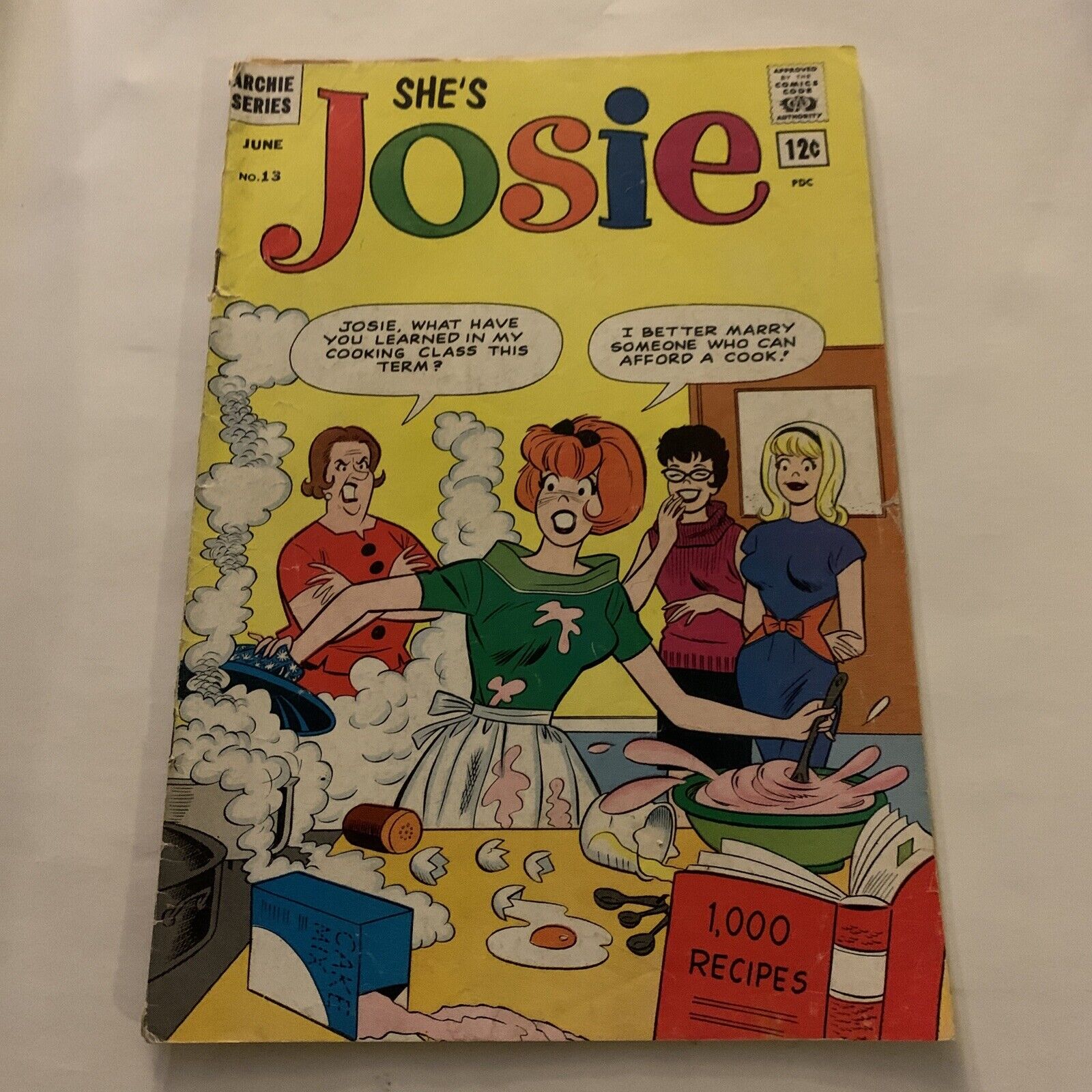 She’s Josie No. 13 June 1965 Archie Series Comic Book