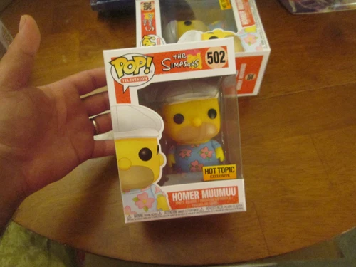 FUNKO POP THE SIMPSON HOMER MUUMUU  # 502 HOT TOPIC ERROR ? VARIANT ? READ 