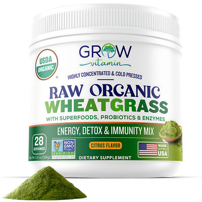 Organic Greens Blend - Super Greens Powder for Energy & Digestive Health